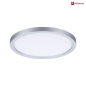 Paulmann LED Recessed Panel AERO VariFit DIM, round, IP44, Ø 17.5cm, 15W 4000K, 3-step dimmable, chrome matt