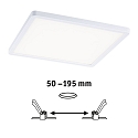 Paulmann Pannello LED AREO VARIFIT 3-STEP-DIM 230MM angolare, dimmerabile, regolabile, dimmerabile 18W 1400lm 4000K CRI > 80