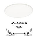 Paulmann LED panel VELUNA VARIFIT LED round, adjustable, dimmable 21,5W 1400lm 4000K CRI >80