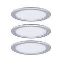 Paulmann LED Unterschrankleuchte Set PUKK 3er-Set, 3W, 2700K, 210lm, chrom matt Paulmann LED Unterschrankleuchte Set PUKK 3er-Set, 3W, 2700K, 210lm, chrom matt