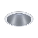 Paulmann Recessed spot LED COLE IP44, fixed, incl. LED COIN Module, 230V, 6.5W 2700K460lm 100, 3-step dimmable, white / silver
