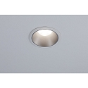 Paulmann Luce da incasso COLE COIN LED rigido, Set di 3 IP44, Argento, Bianco dimmerabile 6,5W 460lm 2700K 100 100 CRI >80