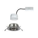 Paulmann Einzel-Set BASE COIN, Ø 9cm, 230V, inkl. LED Modul, 5W 3000K 370lm 100°, On-Off, schwenkbar, Metall, eisen Paulmann Einzel-Set BASE COIN, Ø 9cm, 230V, inkl. LED Modul, 5W 3000K 370lm 100°, On-Off, schwenkbar, Metall, eisen