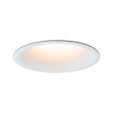 recessed luminaire CYMBAL COIN LED rigid, Dim-To-Warm, set of 1 IP44, white matt dimmable 6