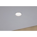 Paulmann recessed luminaire CYMBAL COIN LED rigid, Dim-To-Warm, set of 1 IP44, white matt dimmable 6