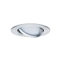 Paulmann LED Einbauleuchten-Set NOVA COIN, IP23, rund, starr, inkl. Modul 6.5W 2700K 460lm 100, 3step dimmbar, Alu gedreht
