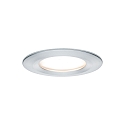 Paulmann recessed luminaire NOVA COIN LED round, rigid, set of 3 Coin IP44, aluminium dimmable 19,5W 460lm 2700K 100 100 CRI >80