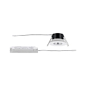 Paulmann LED Outdoor Einbauleuchte CALLA, IP65, starr, 230V AC, 7W 4000K 370lm 27, starr, Aluminium, wei matt