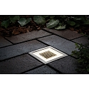 Paulmann LED Solar-Bodeneinbauleuchte SPECIAL LINE CUBE, IP67, 10x10cm, 0.24W 2700K, Akku wechselbar, begehbar, Edelstahl / klar Paulmann LED Solar-Bodeneinbauleuchte SPECIAL LINE CUBE, IP67, 10x10cm, 0.24W 2700K, Akku wechselbar, begehbar, Edelstahl / klar