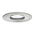 Paulmann Downlight NOVA PLUS COIN rond, rigide, lot de 1, avec diffuseur IP65, fer bross� gradable