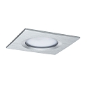 Paulmann Lumire encastre SLIM LED angulaire, lot de 3 IP44, aluminium gradable 3x6,8W 2.700K