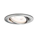 Paulmann Lumire encastre REFLECTOR COIN LED pivotant, lot de 3 IP23, fer bross gradable 3x6,8W 2.700K 38 38