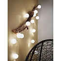 Paulmann Outdoor LED-Lichterkette MOBILE LAMPION, IP44, mit 7 Lampions, 5V USB Akku-Betrieb / optional Powerbank (exkl.), 3000K