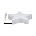 Paulmann Paulmann Plug&Shine Light object STAR, IP67, 24V, 2.8W 3000K 235lm, dimmable, incl. earth spike