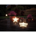 Paulmann Paulmann Plug&Shine Light object STAR, IP67, 24V, 2.8W 3000K 235lm, dimmable, incl. earth spike