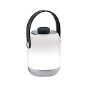Lampada da tavolo CLUTCH con funzione di ricarica USB IP44, Grigio dimmerabile