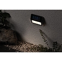 Paulmann solar wall luminaire DAYTON with brightness sensor IP44, anthracite 
