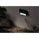Paulmann solar wall luminaire DAYTON with brightness sensor IP44, anthracite 