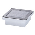 Paulmann LED Solar-Bodeneinbauleuchte ARON mit Bewegungsmelder, IP67, Akku wechselbar, begehbar, Edelstahl, 10x10cm, 3000K 5/40lm Paulmann LED Solar-Bodeneinbauleuchte ARON mit Bewegungsmelder, IP67, Akku wechselbar, begehbar, Edelstahl, 10x10cm, 3000K 5/40lm