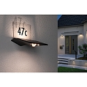 Paulmann solar house number light YOKO with sensor IP44, anthracite 