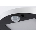 Paulmann Lampada da parete solare RYSE con rilevatore di movimento IP44, Bianco 