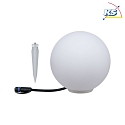 Paulmann Outdoor Plug & Shine ZigBee LED Light object GLOBE, IP65,  20cm, 24V, 2.8W RGB/W 110lm, dimmable