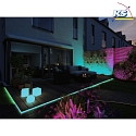 Paulmann Outdoor Plug & Shine ZigBee LED Light object GLOBE, IP65,  20cm, 24V, 2.8W RGB/W 110lm, dimmable