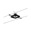 Paulmann wire system MAC II set of 5 GU5,3, black matt dimmable