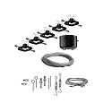 Paulmann wire system MAC II set of 5 GU5,3, black matt dimmable