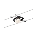 Paulmann Wire system Spot MAC II, 7x7cm, 12V, GU5.3 max 10W, black matt
