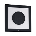 solar wall luminaire TAIJA with motion detector IP44, anthracite, matt 