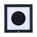 solar wall luminaire TAIJA with motion detector IP44, anthracite, matt 