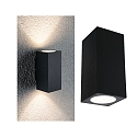 Luminaire mural dextrieur FLAME LED haut bas, grand, angulaire IP44