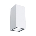 Paulmann Luminaire mural dextrieur FLAME LED haut bas, grand, angulaire IP44, aluminium blanc 