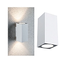 Paulmann Luminaire mural dextrieur FLAME LED haut bas, grand, angulaire IP44, aluminium blanc 