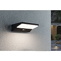 Paulmann solar wall luminaire RONAS with motion detector IP44, dark grey 