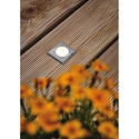 Paulmann Outdoor LED Boden-Einbauleuchte HOUSE, IP65, 5 x 5 cm, mit Licht-Punkt, 230V, 2W 3000K 20lm 120, begehbar, Edelstahl