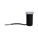 Paulmann Outdoor LED Boden-Einbauleuchte HOUSE, IP65, 5 x 5 cm, mit Licht-Punkt, 230V, 2W 3000K 20lm 120, begehbar, Edelstahl