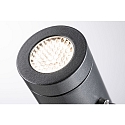 Paulmann outdoor spot PLUG&SHINE RADIX LED swivelling IP65, grey dimmable
