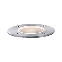 Paulmann Projecteur encastr FLOOR rond, accessible GU10 IP65, acier inoxydable gradable