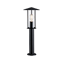 Paulmann Outdoor Pollerleuchte CLASSIC, 50cm, IP44, 230V, E27 max. 15W (exkl.). Metall / Glas, Metall dunkelgrau