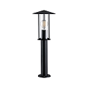 Paulmann Outdoor Pollerleuchte CLASSIC, 50cm, IP44, 230V, E27 max. 15W (exkl.). Metall / Glas, Metall dunkelgrau