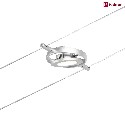 Paulmann LED Seilsystem-Einzelspot RoundMac, 12V DC, 4.5W 3000K, Kunststoff, Chrom matt / Chrom