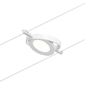Paulmann wire luminaire ROUNDMAC LED, chrome, white matt 