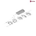 Paulmann LED Seilsystem MacLED, 5-fach, 12V DC, 5x 4.5W 3000K, inkl. Trafo 60VA, Kunststoff, Chrom matt / Chrom