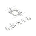 Paulmann wire system MACLED 5-fold, chrome, white 