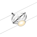 Paulmann wire system CARDAN 5-fold GU5,3, chrome, white matt 