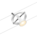 Paulmann wire system CARDAN 5-fold GU5,3, chrome, white matt 