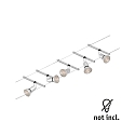 Paulmann wire system SALT 5-fold GU5,3, chrome matt 