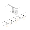 Paulmann wire system SHEELA 5-fold GU5,3, chrome matt 